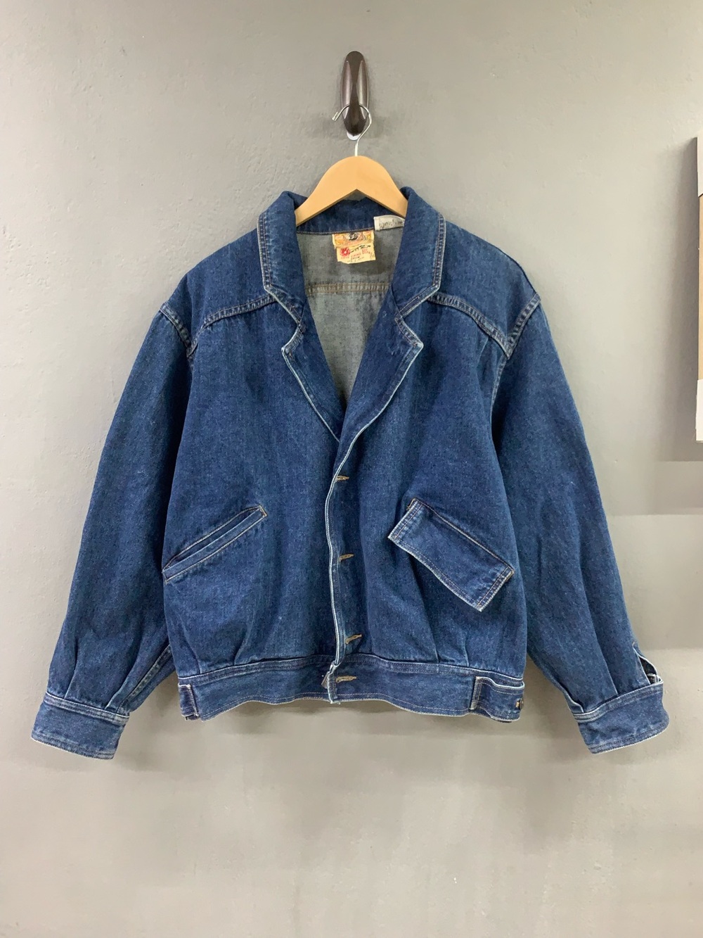Neiman Marcus 80s Western Gitano Denim bomber jacket